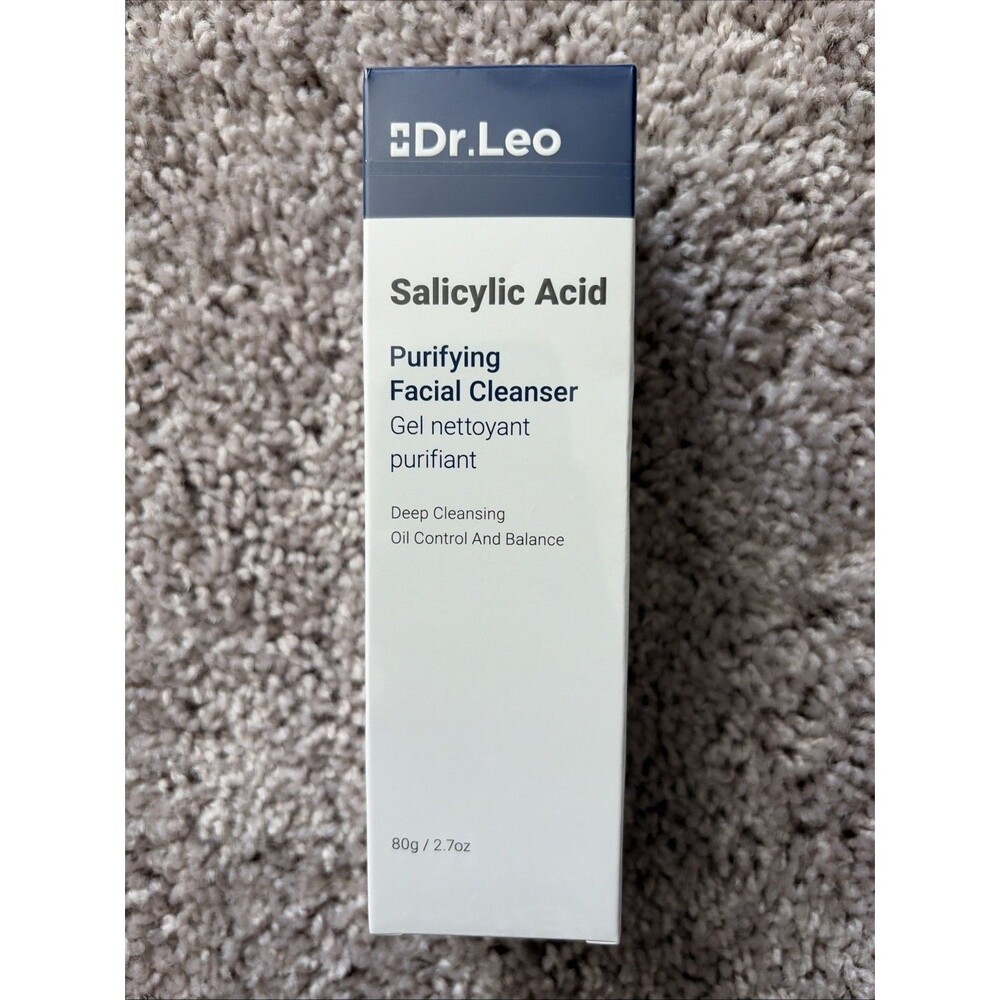 Dr Leo Salicylic Acid Purifying Facial Cleanser Face Wash 80g/2.7oz- New& Sealed